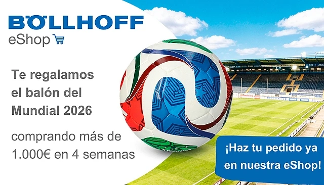 Foto de Böllhoff lanza una promoción en su eShop vinculada al Mundial de 2026 para incentivar las compras online