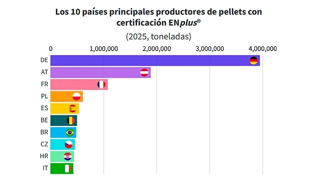 Foto de España se situa entre los cinco mayores productores de pellets