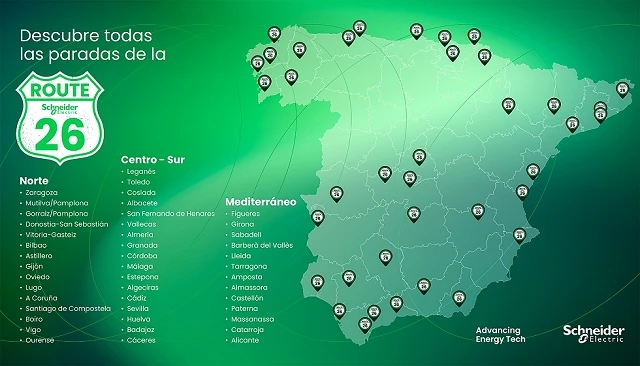 Foto de Schneider Electric pone en marcha la ‘Ruta 26’ para acercar la tecnología energética al electricista profesional