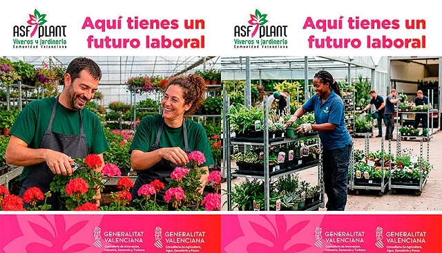 Foto de ASFPLANT lanza una campaña en redes sociales para impulsar el empleo en el sector ornamental de la Comunitat Valenciana