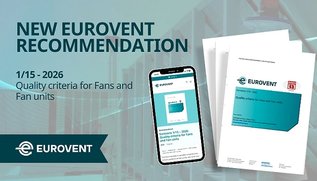 Photo de Eurovent y AMCA publican una recomendaci�n sobre criterios de calidad para ventiladores y unidades de ventilaci�n