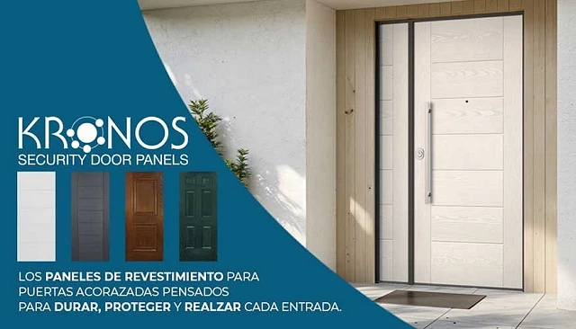 Foto de KRONOS: el panel de fibra de vidrio que realza y protege la puerta acorazada
