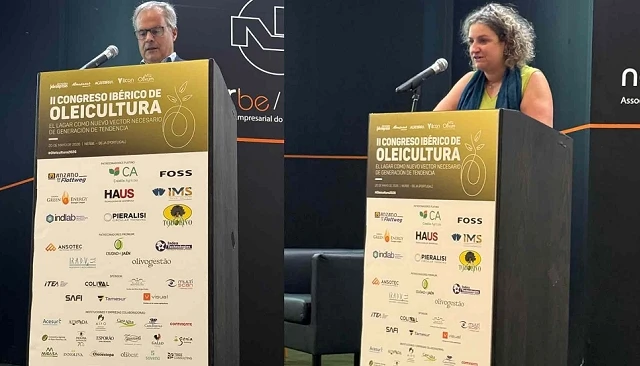 Foto de Congreso Ibérico de Oleicultura: Pedro Lopes (Olivum) y Liliana Cabecinha (Beja) abrieron la jornada