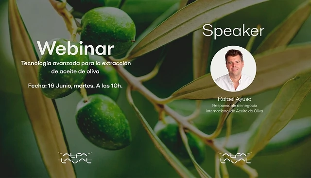 Foto de Alfa Laval presenta el futuro de la extracción de aceite de oliva en un webinar internacional: innovación, rendimiento y sostenibilidad