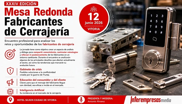 Foto de Los fabricantes debaten sobre los retos que marcar�n el futuro de la cerrajer�a en la XXXIV Mesa Redonda que organiza Interempresas