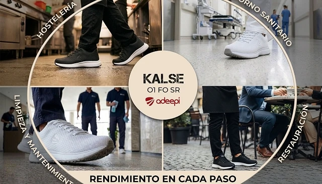 Foto de Adeepi presenta Kalse O1 FO SR, un calzado profesional que combina confort, transpirabilidad y seguridad