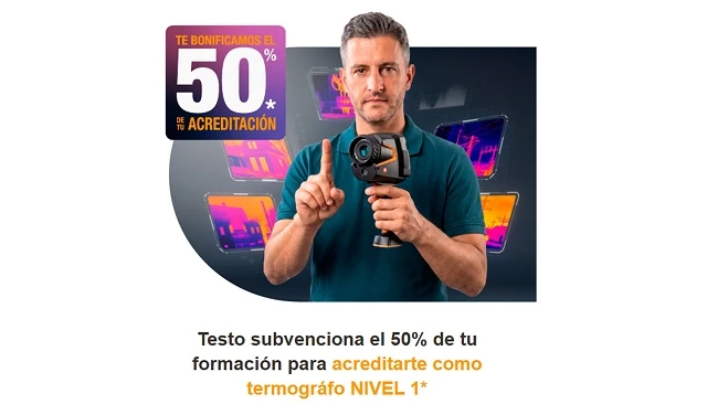 Foto de Testo financia el 50% del curso de termograf�a oficial Nivel 1
