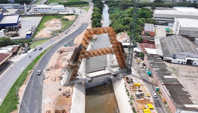Foto de Soluciones modulares para optimizar la ejecución del puente de Jundiaí