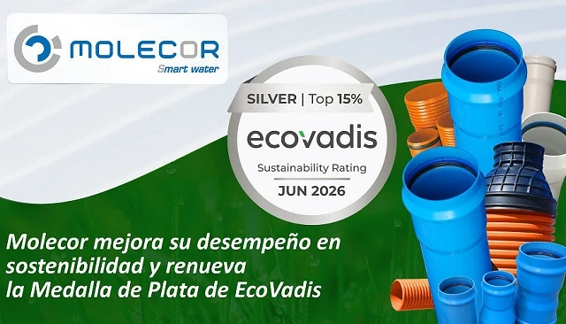 Foto de Molecor renueva la Medalla de Plata de EcoVadis