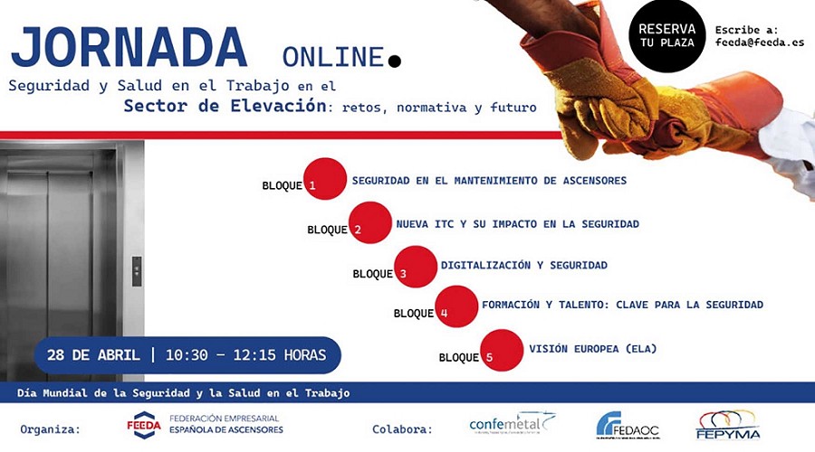 Foto de Jornada t�cnica online �Seguridad y salud en el trabajo en el sector de elevaci�n: retos, normativa y futuro�
