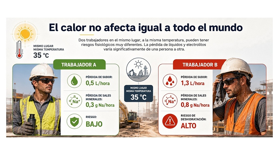 Foto de El golpe de calor no aparece de repente: la clave est� en detectar antes la deshidrataci�n de los trabajadores