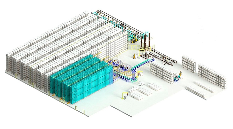 Foto de Jungheinrich automatiza el nuevo centro log�stico de Eisenhart Laeppch� con cerca de 19.000 ubicaciones de almacenamiento
