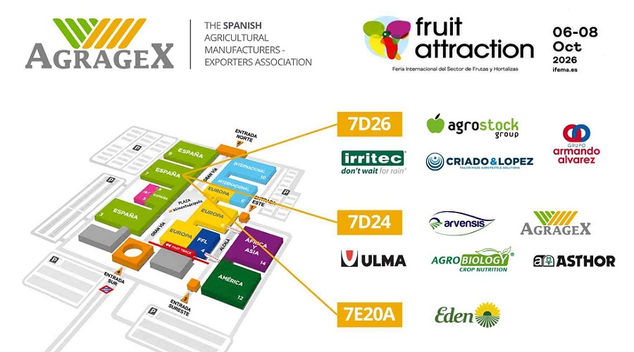 Foto de AGRAGEX refuerza la presencia de la tecnolog�a espa�ola en Fruit Attraction 2026