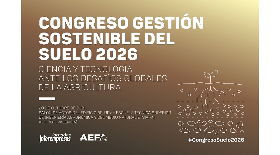 Foto de El Congreso Gesti�n Sostenible del Suelo 2026 se celebrar� en Valencia el pr�ximo 20 de octubre