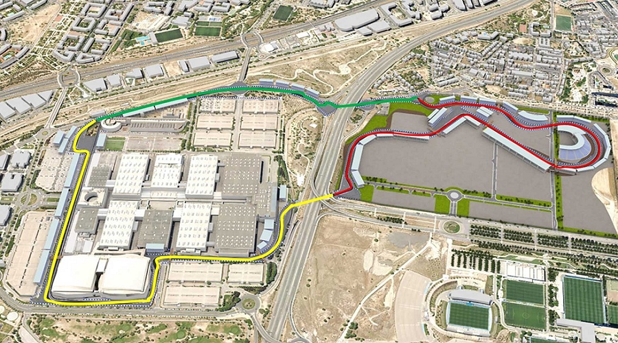 Foto de MADRING muestra c�mo la plataforma ArcGIS permiti� construir el circuito de F�rmula 1 de Madrid
