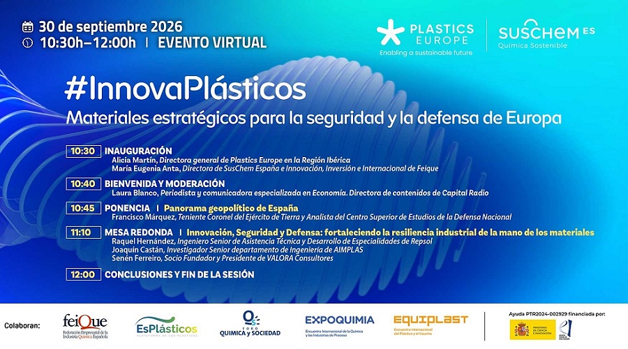 Foto de �C�mo contribuyen la qu�mica y los pl�sticos a la seguridad y defensa de Europa? Abierto el registro a la IX edici�n de InnovaPl�sticos