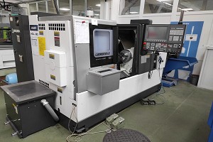 CNC Lathe with c-axis Okuma - LB 3000 EX-II MACH-ID 9326 Make: Okuma Type: LB 3000 EX-II Control: OS