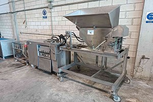 Formadora hamburguesas con tolva