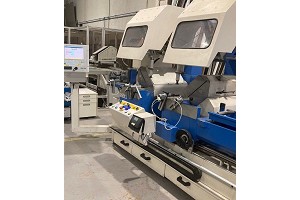 Tronzadora doble cabezal