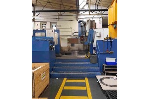 Torno Vertical para tornear y barrenar