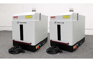 FREUTEK LMM0003 2x m�quina de marcado l�ser de fibra cerrada 20W (110x110 mm)