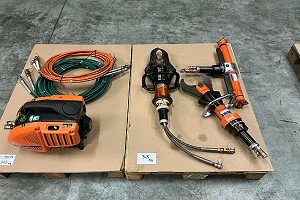 Herramientas hidráulicas del kit Holmatro Komplete