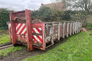 Contenedor de gancho / contenedor de desecho