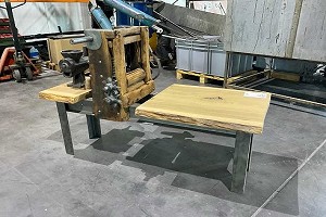 M�quina manual de laminaci�n/prensa con molinillo