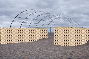 Arco de acero galvanizado NUEVO