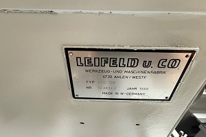 Spinning machine LEIFELD - PNC 750 MACH-ID 9651 Make: LEIFELD Type: PNC 750 Control: BECKHOF PAULI Y