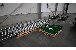 Conjunto de bastidores tubulares incluyendo acoplamientos