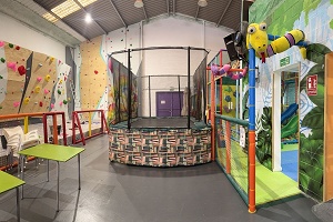 Estructura completa de parque de bolas / parque infantil modular de 50 m²