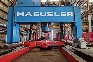 Flanging and dishing machine