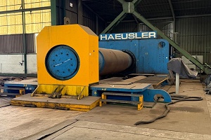 4 roll plate bender HAEUSLER - VRM-HY 3600/300 MACH-ID 9870 Make: HAEUSLER Type: VRM-HY 3600/300 Con