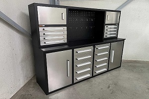 Banco de trabajo de acero inoxidable (FH18)