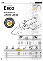 Portadiente Sistema Cnico, Esco