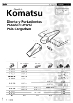 Diente y Portadientes Pasador Lateral Pala Cargadora