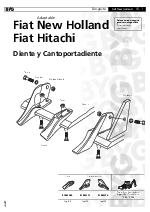 Diente y Cantoportadiente Fiat New Holland Fiat Hitachi