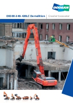 Excavadora de oruga, DX300-340-420LC Demolition