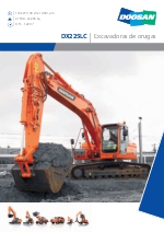 Excavadora mediana de oruga, DX225LC