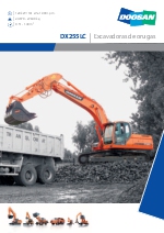 Excavadora mediana de oruga, DX255LC