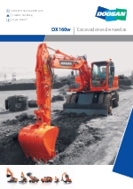 Excavadoras de ruedas, DX160w