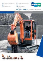 Miniexcavadoras Gama compacta DX27z - DX30z