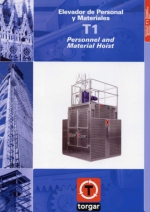 Elevadores de personal y materiales Torgar, modelo T1