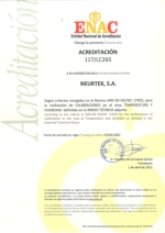 Laboratorio de Calibracin Acreditado por ENAC UNE EN ISO 17025 en Temperatura y Humedad