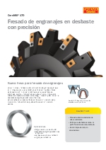 Fresado de engranajes en desbaste con precisin