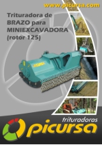 Trituradora de Brazo para Miniexcavadora