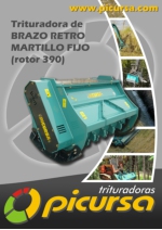 Trituradora de Brazo Retro Martillo Fijo - ROTOR 390