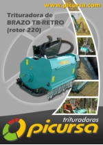 Trituradora de Brazo TB RETRO - Rotor 220