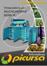 Trituradora de Alcachofas Doble